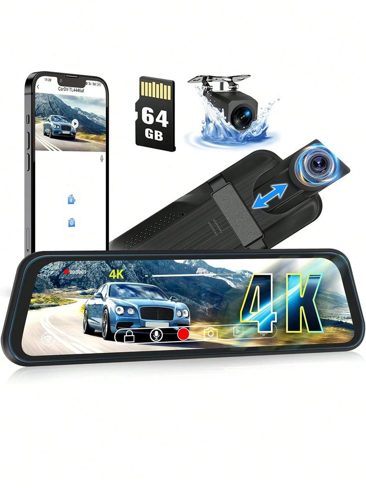 مرآة ذكية بكاميرتين، كتمنحك رؤية شاملة وحماية كاملة