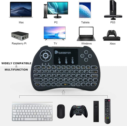 -TouchBoard  -لوحة المفاتيح اللاسلكية المدمجة