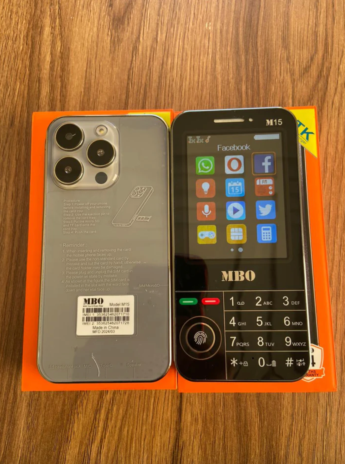 Iphone M15 PRO - شريحة مزدوجة .