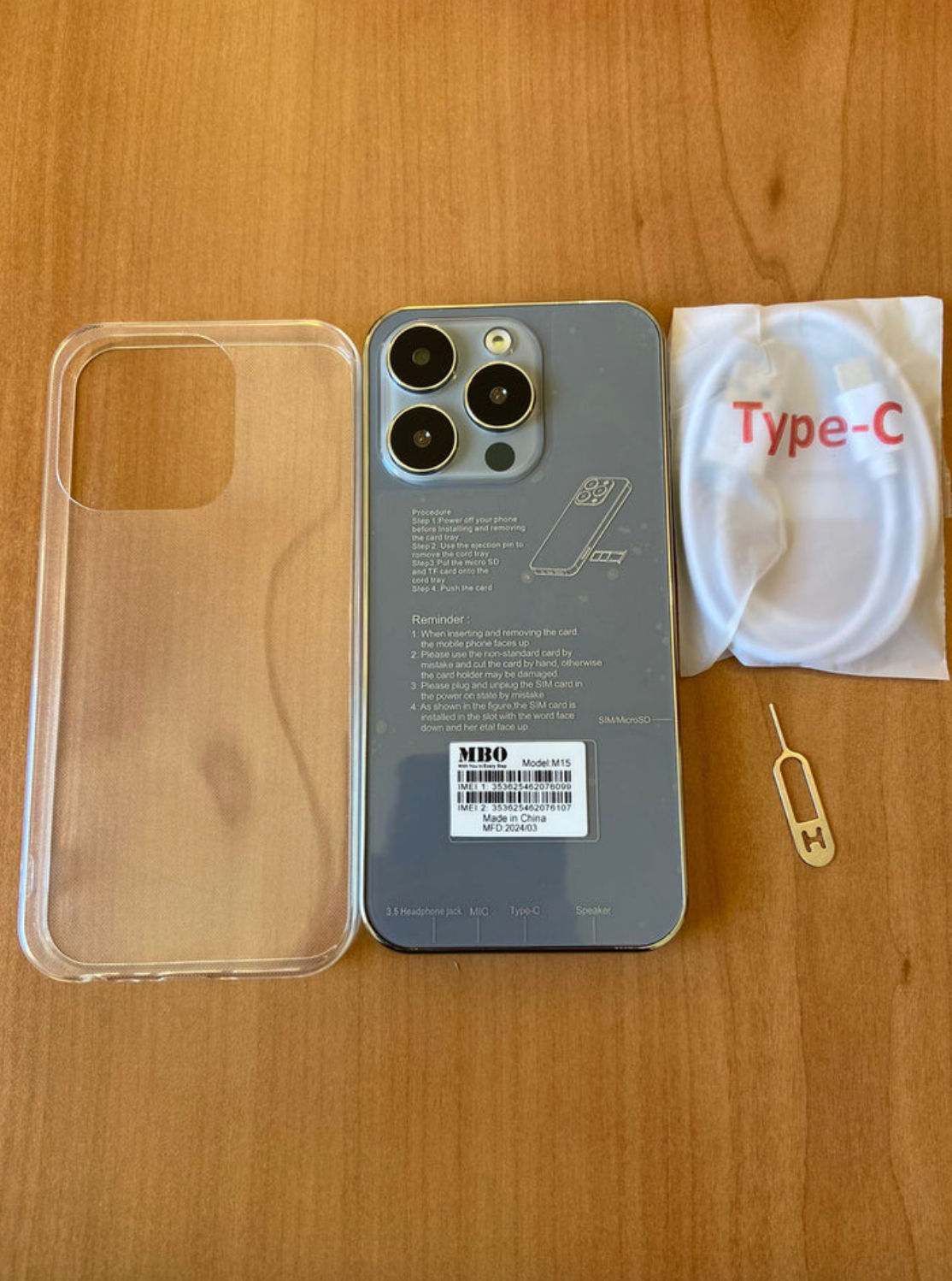 Iphone M15 PRO - شريحة مزدوجة .