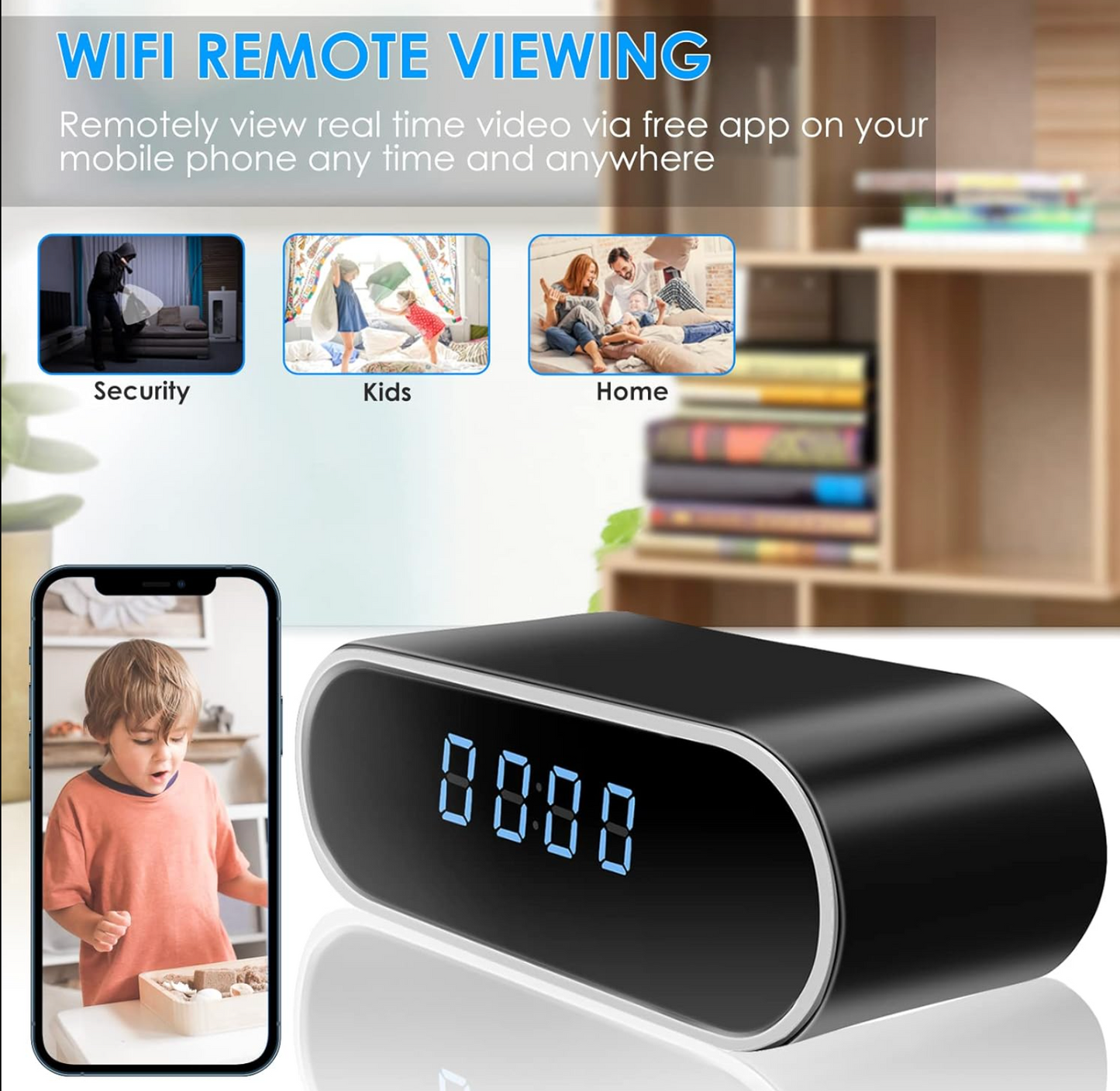 كاميرا ofexe مراقبة متطورة مخفية في ساعة