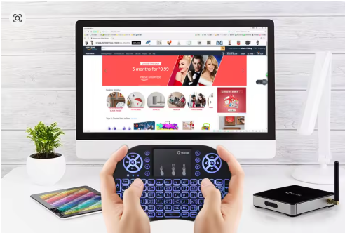 -TouchBoard  -لوحة المفاتيح اللاسلكية المدمجة