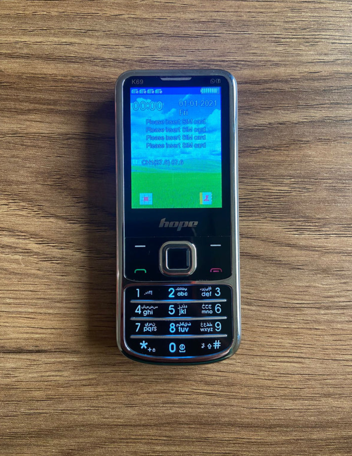 hopek 69 هاتف مع دعم 4شرائح اتصال .