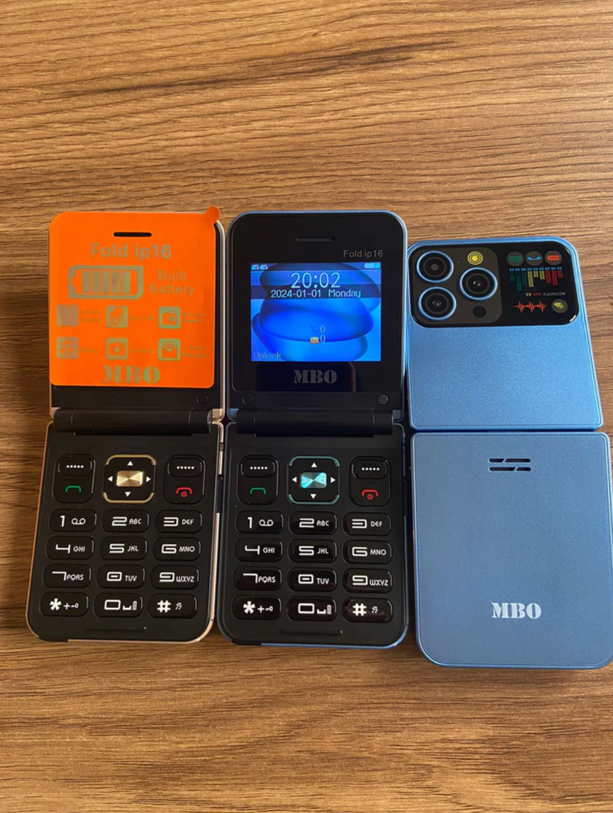 MBO FOID IP 16 الهاتف الكلاسيكي القابل للطي