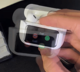 سماعات أذن ذكية مقاومة للماء مع شاشة تفاعلية