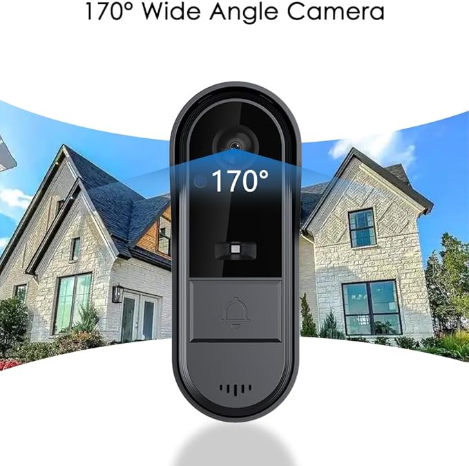 جرس الذكي بكاميرا وشاشة داخلية