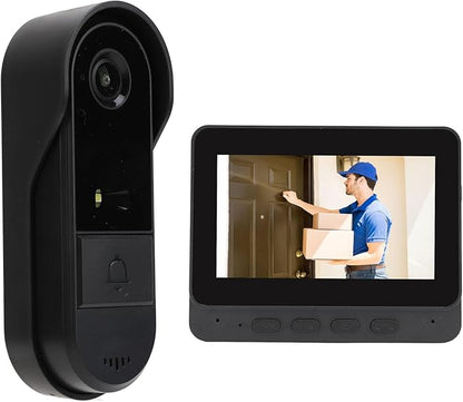 جرس الذكي بكاميرا وشاشة داخلية