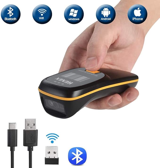 قارئ الباركود لاسلكي الجديد-LENVI-