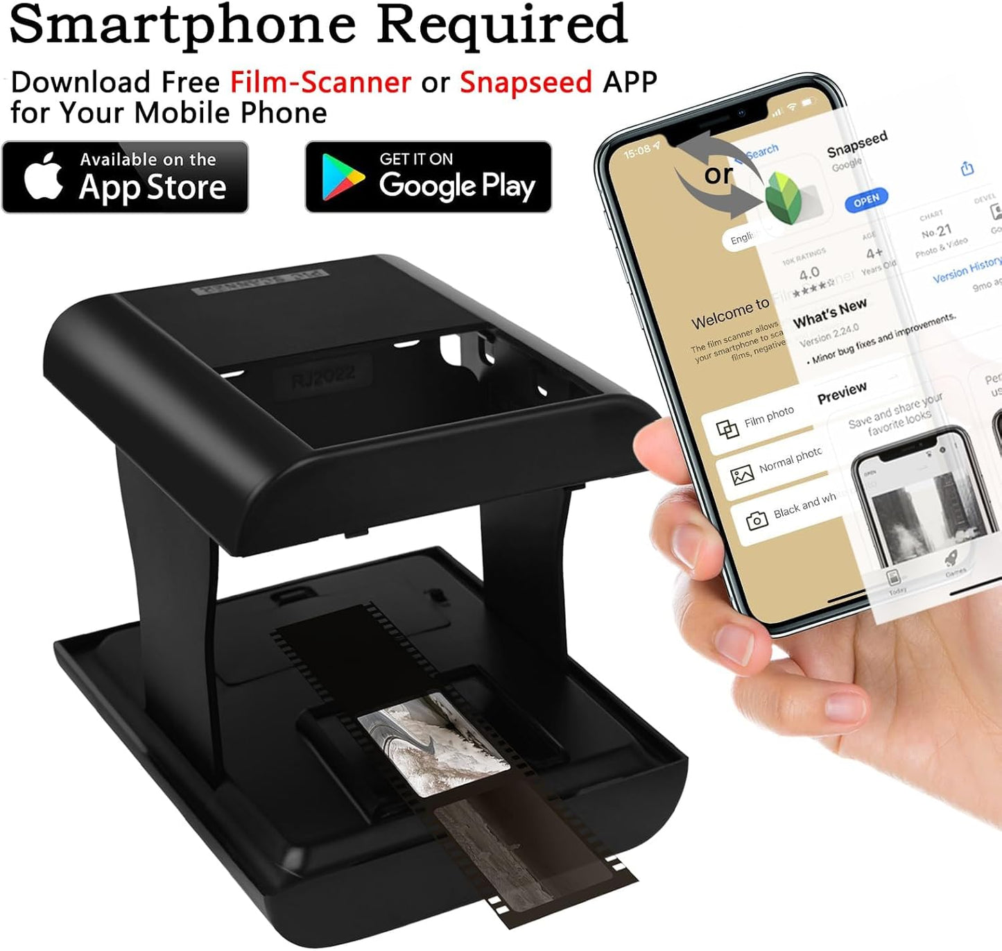 ماسح الأفلام الذكي للهاتف-Mobile film scanner-