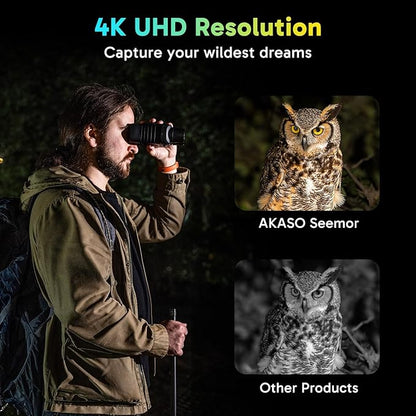 4K HD ultra -منظار ليلي بشاشة عرض