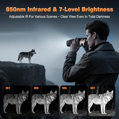 4K HD ultra -منظار ليلي بشاشة عرض