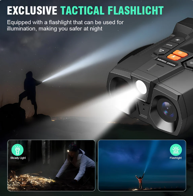 4K HD ultra -منظار ليلي بشاشة عرض