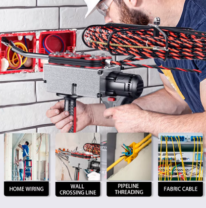 ماكينة سحب وتمرير الأسلاك الكهربائية باحترافية عالية -batteryx