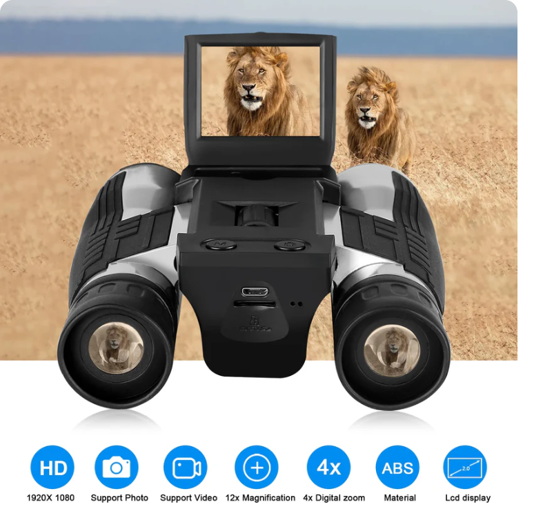 منظار رقمي بكاميرا وشاشة