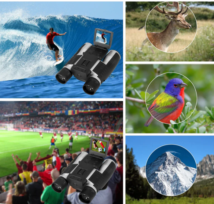 منظار رقمي بكاميرا وشاشة