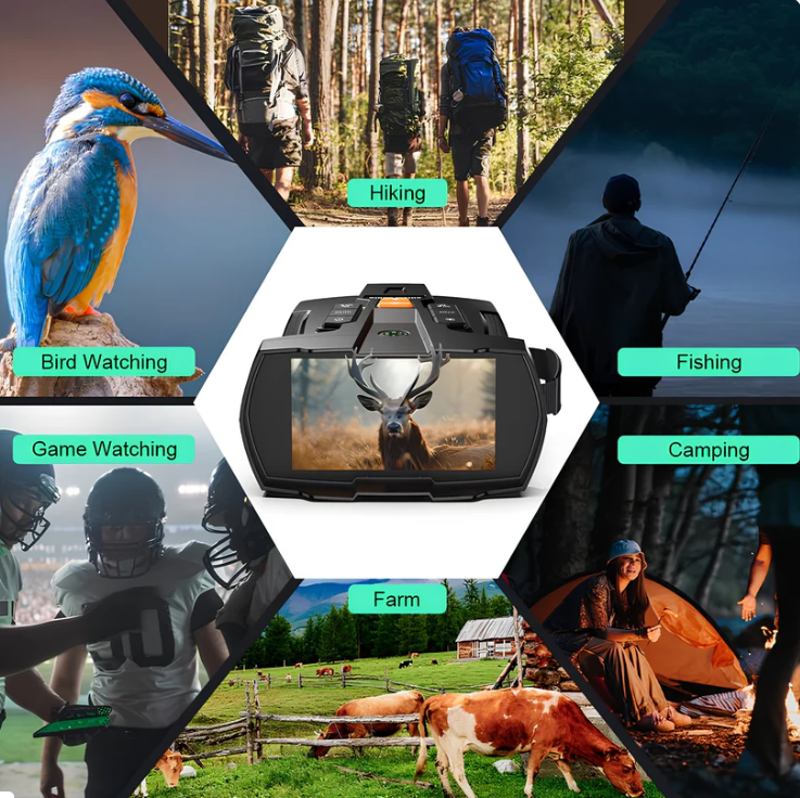 4K HD ultra -منظار ليلي بشاشة عرض