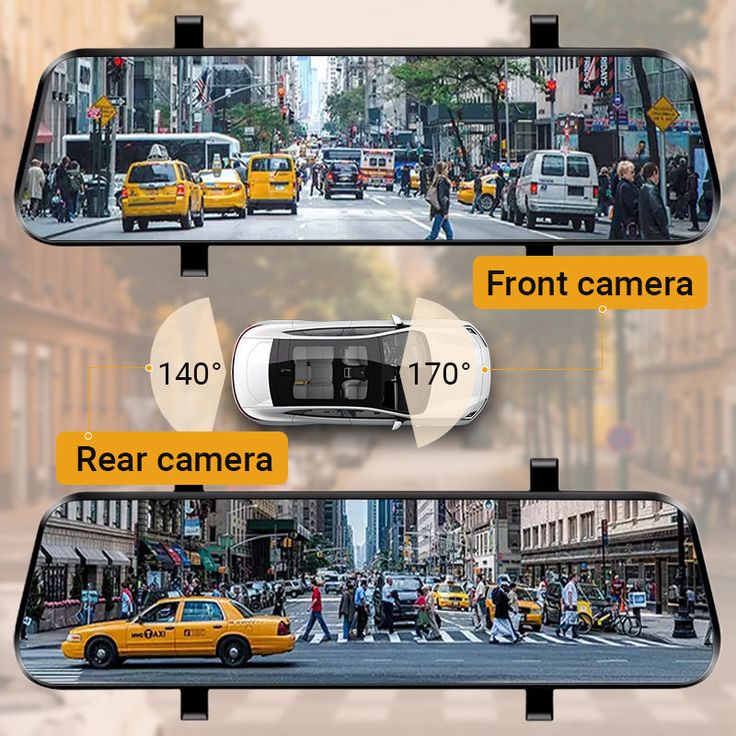 مرآة ذكية بكاميرتين، كتمنحك رؤية شاملة وحماية كاملة