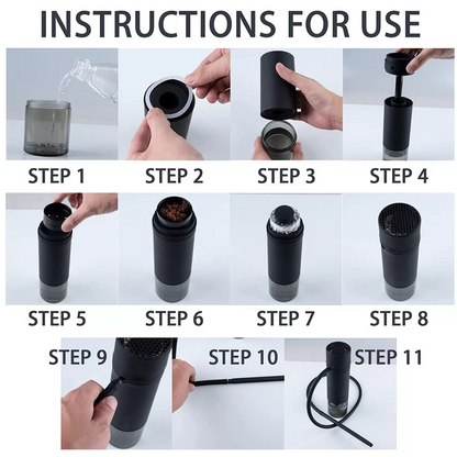 الشيشة المحمولة  السهلة الحمل